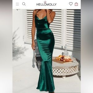 Hello Molly - green dress - small - PLEASE READ DESCRIPTION